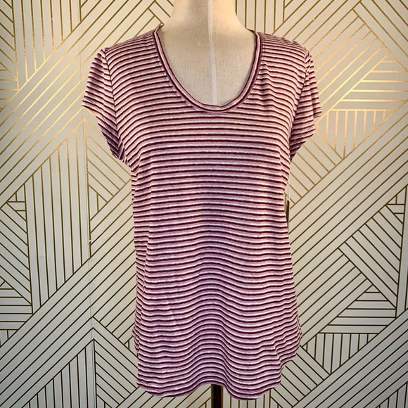Nordstrom‎ Signature Francesca 100% Linen T Shirt - Picture 1 of 9